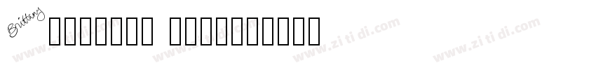 Brittany Golden字体转换